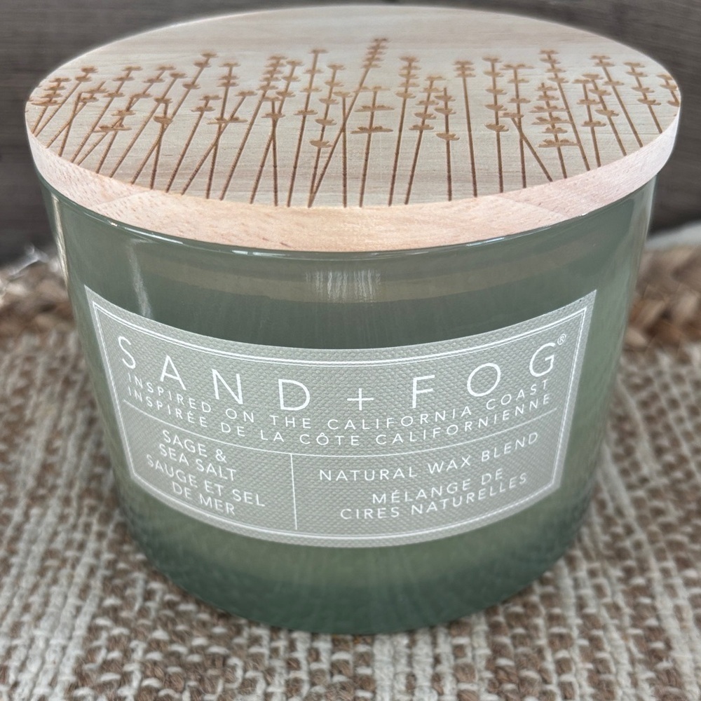 Sand + Fog Sage & Sea Salt Natural Wax Candle